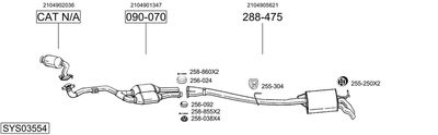BOSAL SYS03554