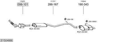 BOSAL SYS04888