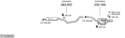 BOSAL SYS28900 BOSAL SYS28900