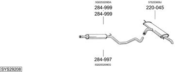 BOSAL SYS29208