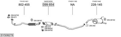BOSAL SYS08278
