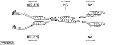 BOSAL SYS00760
