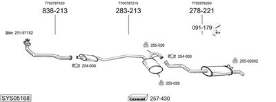 BOSAL SYS05168