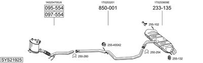 BOSAL SYS21925 BOSAL SYS21925