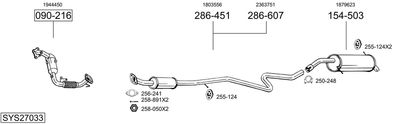 BOSAL SYS27033 BOSAL SYS27033