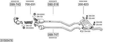 BOSAL SYS05478