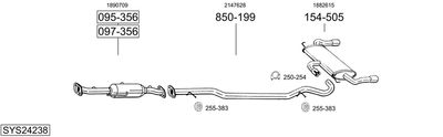 BOSAL SYS24238 BOSAL SYS24238