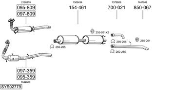 BOSAL SYS02779