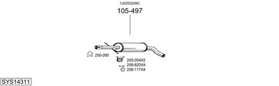 BOSAL SYS14311