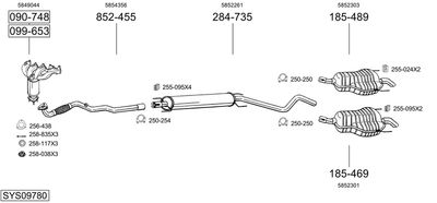 BOSAL SYS09780 BOSAL SYS09780