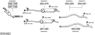 BOSAL SYS14481