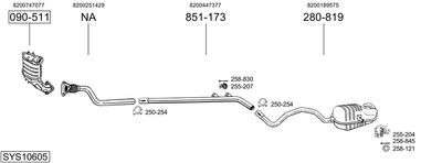 BOSAL SYS10605