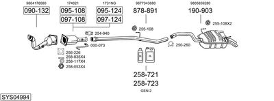 BOSAL SYS04994