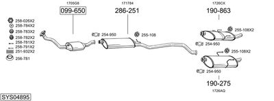 BOSAL SYS04895