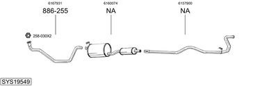 BOSAL SYS19549 BOSAL SYS19549