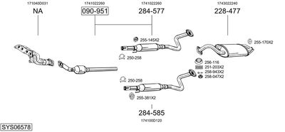 BOSAL SYS06578
