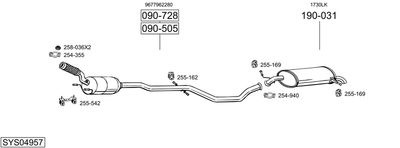 BOSAL SYS04957