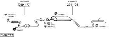 BOSAL SYS27622