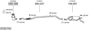 BOSAL SYS01745 BOSAL SYS01745