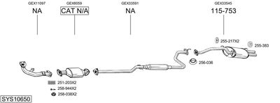 BOSAL SYS10650