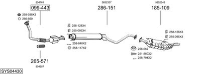 BOSAL SYS04430