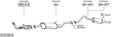 BOSAL SYS19919