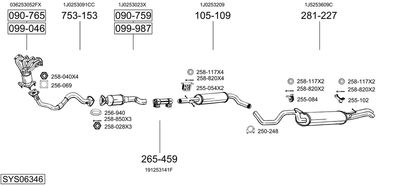 BOSAL SYS06346