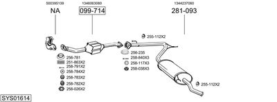 BOSAL SYS01614