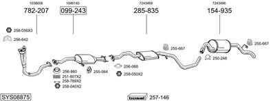 BOSAL SYS08875
