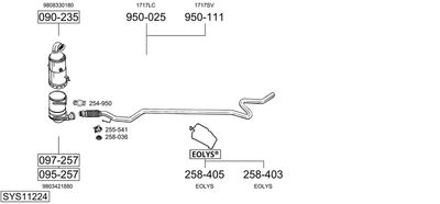BOSAL SYS11224