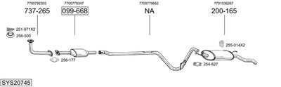 BOSAL SYS20745