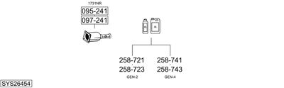 BOSAL SYS26454