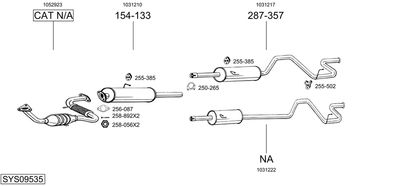 BOSAL SYS09535 BOSAL SYS09535
