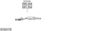 BOSAL SYS24179