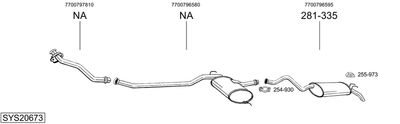 BOSAL SYS20673 BOSAL SYS20673