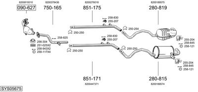 BOSAL SYS05675