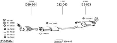 BOSAL SYS27694