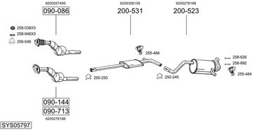 BOSAL SYS05797 BOSAL SYS05797