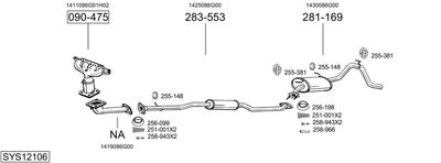 BOSAL SYS12106
