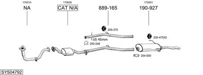 BOSAL SYS04792