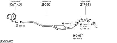 BOSAL SYS00467