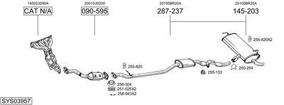BOSAL SYS03957