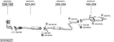 BOSAL SYS16227