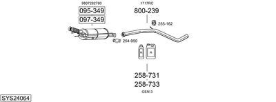 BOSAL SYS24064