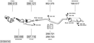 BOSAL SYS04745