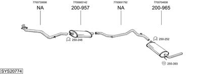 BOSAL SYS20774 BOSAL SYS20774