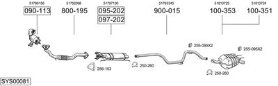 BOSAL SYS00081