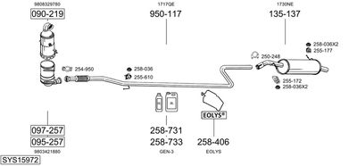 BOSAL SYS15972