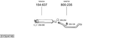 BOSAL SYS24749 BOSAL SYS24749