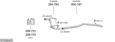 BOSAL SYS26422